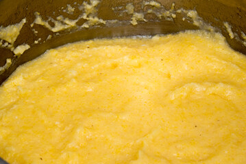 fried egg in a frying pan