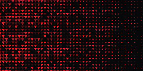 Abstract background of red dots on black background, vector illustration