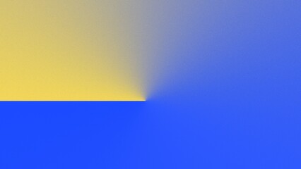 Abstract gradient artwork featuring a blend of yellow and blue hues, creating a visually appealing contrast