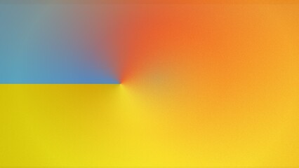 Abstract gradient artwork with cool and warm tones