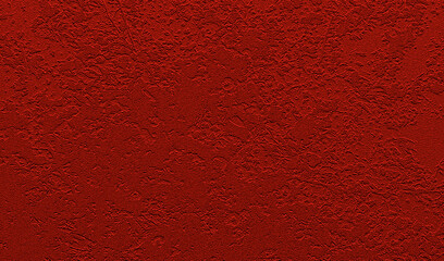 Red background with raised botanical texture