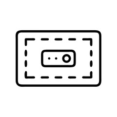 Record Button Panel Icon Design
