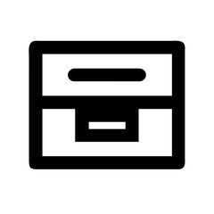 Fototapeta premium Tape Archive Storage Icon Design