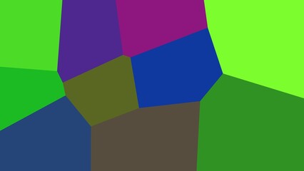 Abstract polygonal artwork with vibrant colors