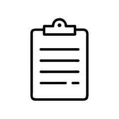 Clipboard Script Notes Icon Design