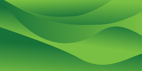 Abstract green wavy background. modern background Ilustration Vector