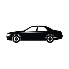 Car Sedan Timeless Vector Silhouette