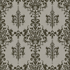 Fototapeta premium seamless damask pattern