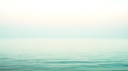 Obraz premium Calm Sea with Misty Morning.