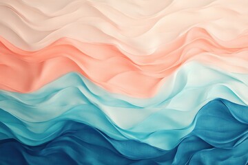 Fototapeta premium Delicate, flowing fabrics in soft, pastel hues.