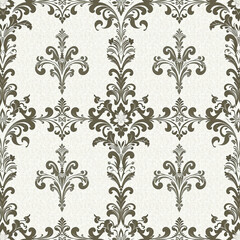 Obraz premium seamless damask pattern