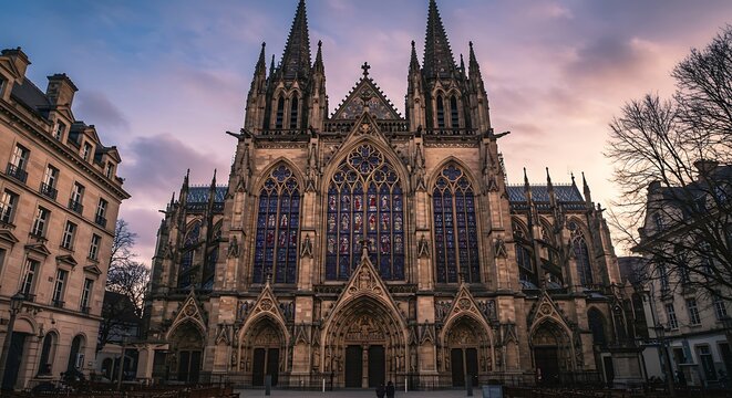 The Heavenly Temple This image captures the awe-inspiring beauty of sacred architecture as a symbol of God's dwelling place on earth and in heaven.