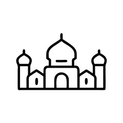 Islamic Townscape City Architecture Icon Design