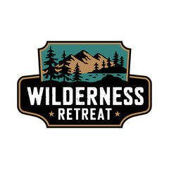 Vintage Retro Vector Adventure Logo, Badge Logo, Hiking Logo, Wilderness Logo