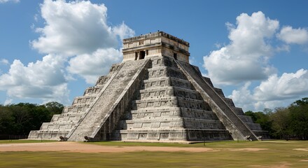 Naklejka premium Chichen Itza Pyramid Mexico