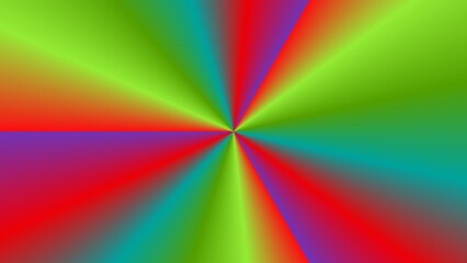 Vibrant radial gradient in red, green, blue hues (1)