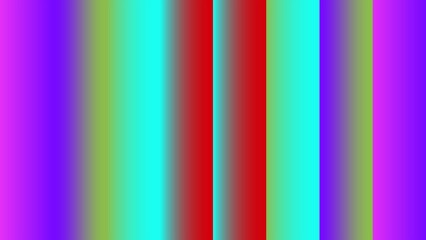 Vertical vibrant gradient stripes in pink, purple, green, cyan and red