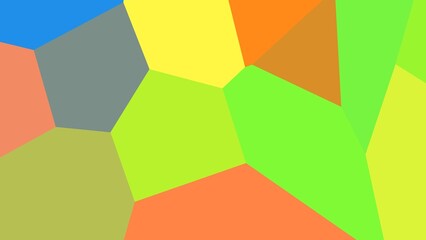 Obraz premium Abstract polygonal artwork featuring vibrant, multicolored geometric shapes (2)