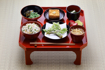 Shojin ryori, traditional Japanese buddhist cuisine