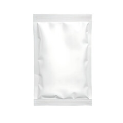Realistic White Sachet Mockup