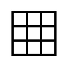 Sudoku Grid Puzzle Game Icon Design