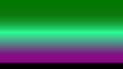 Gradient Background Lush green transitions to teal, then purple, ending with black