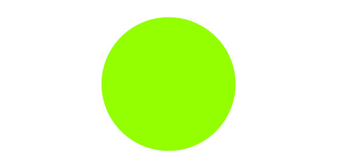 Bright Lime Green Oval Shape on Black Background: Vector Graphic Element
