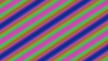 Obraz premium Diagonal stripes of gradient colors, purple, green, and gold