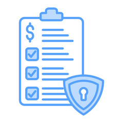 security assessment icon blue