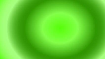 A vibrant green gradient forms concentric circles, radiating from a bright center to a softer outer edge