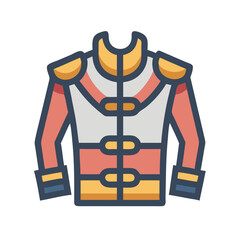 Royal Mounted Jacket Uniform Icon Design

