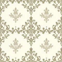 Obraz premium seamless damask pattern