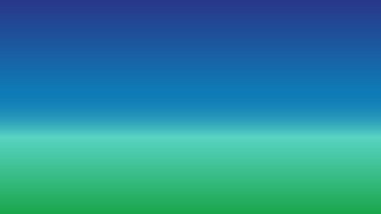 Obraz premium A serene gradient transitioning from deep blue to teal and finally to a soft green