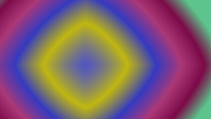 Abstract diamond-shaped gradient with vibrant colors