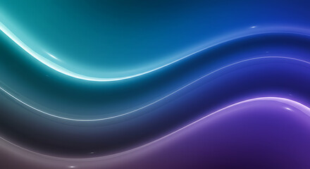 Fototapeta premium Flowing, liquid-style background with smooth curves and blended colors