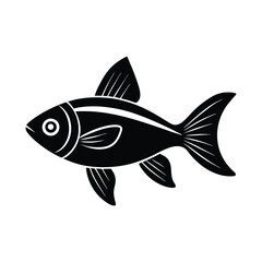 Fish Aquatic Sleek Vector Silhouette