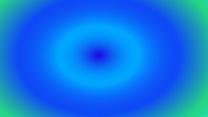 Abstract concentric circles in vibrant blue and green gradient, creating a soft, blurred effect