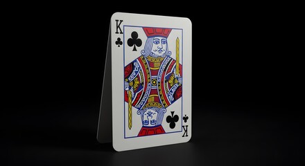 King of Clubs Playing Card