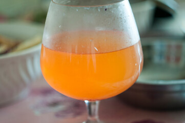 glass of orange juice