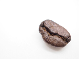 Freshly roasted brown coffee beans