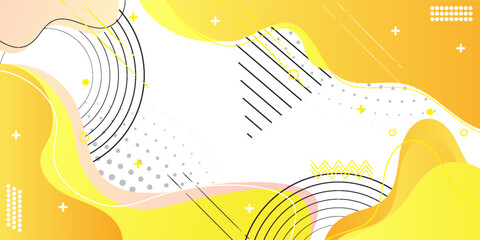 Liquid color background design. Fluid shapes composition with trendy gradients. Wavy geometric background. Trendy gradient shapes composition. Eps10 vector illustrator