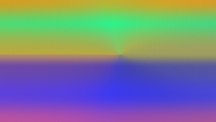 Abstract gradient artwork featuring vibrant horizontal bands of color converging at the center