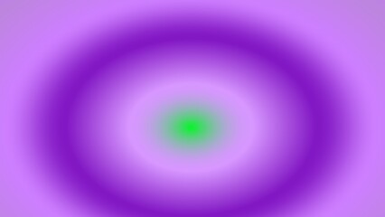 Abstract concentric circles of purple and green gradient