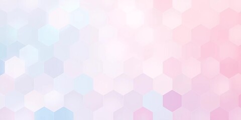 Fototapeta premium Soft pastel hexagon pattern background, blending light blues and pinks , pink, subtle
