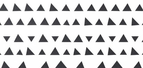 Subtle black and white triangle pattern on a seamless neutral background, geometric, black and white pattern