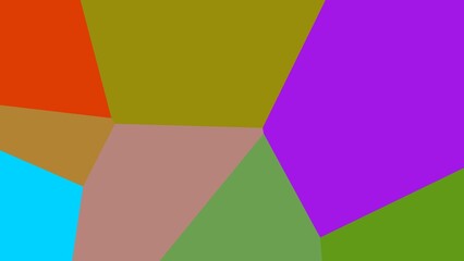 Abstract polygonal art with vibrant color palette (7)