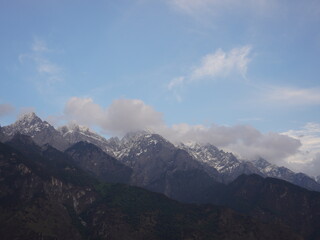 Naklejka premium Jade Dragon Snow Mountain, China