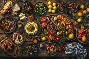 A Bountiful Feast of Mediterranean Cuisine