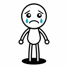 Stickman Cry