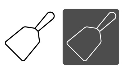 spatula construction icon vector illustration